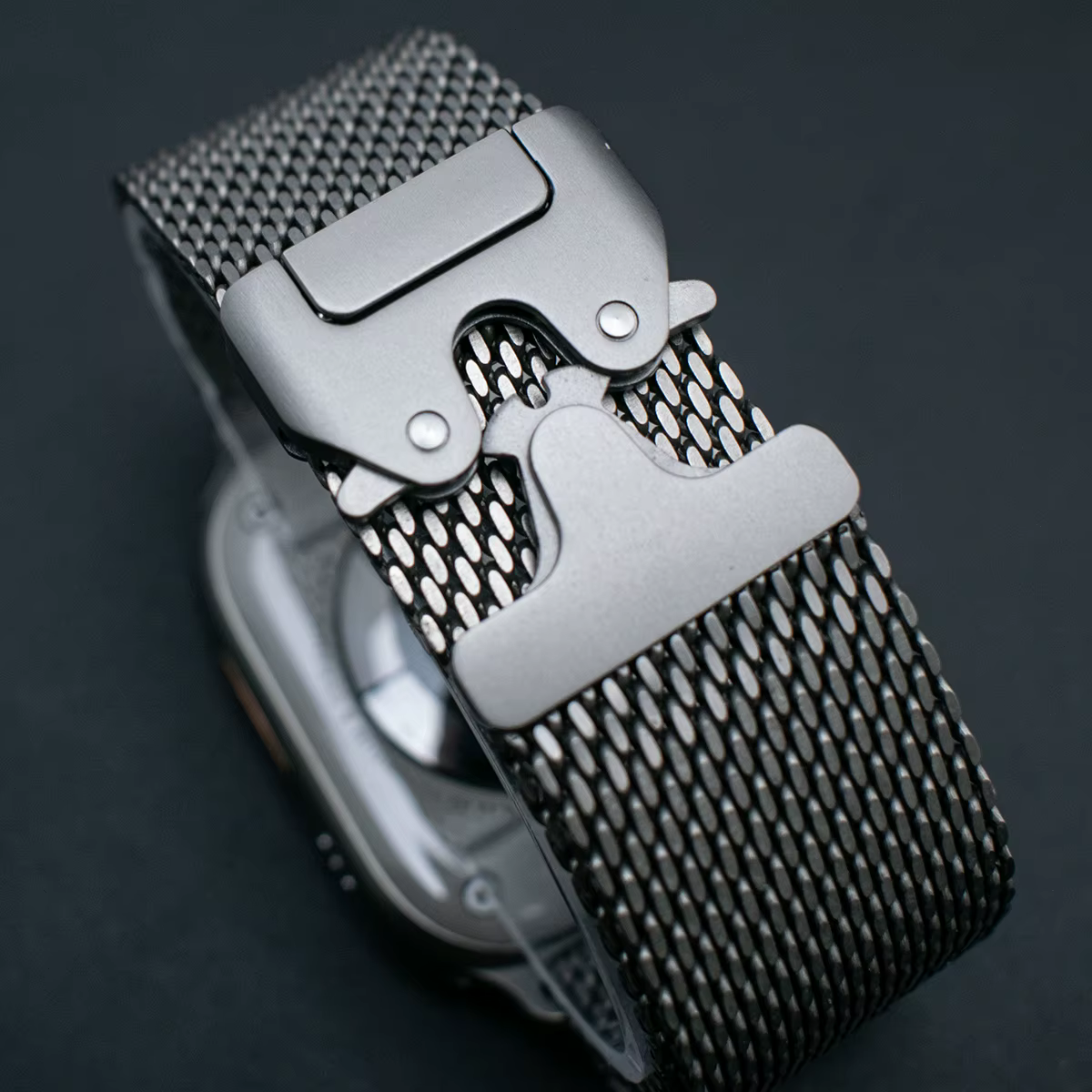 VWAR 100% Bracelet milanais en titane pur pour Apple Watch Ultra 3 2 bandes 49mm 45mm 46mm 44mm