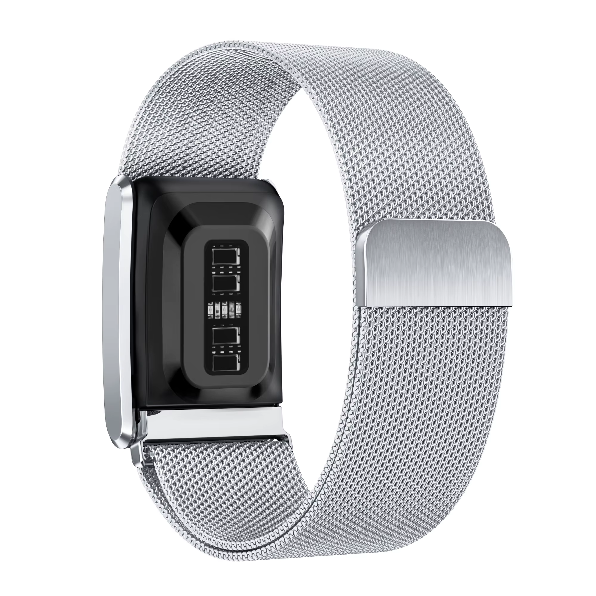 Bracelet de montre magnétique en métal milanais pour Whoop 5.0 (versions standard et ECG)