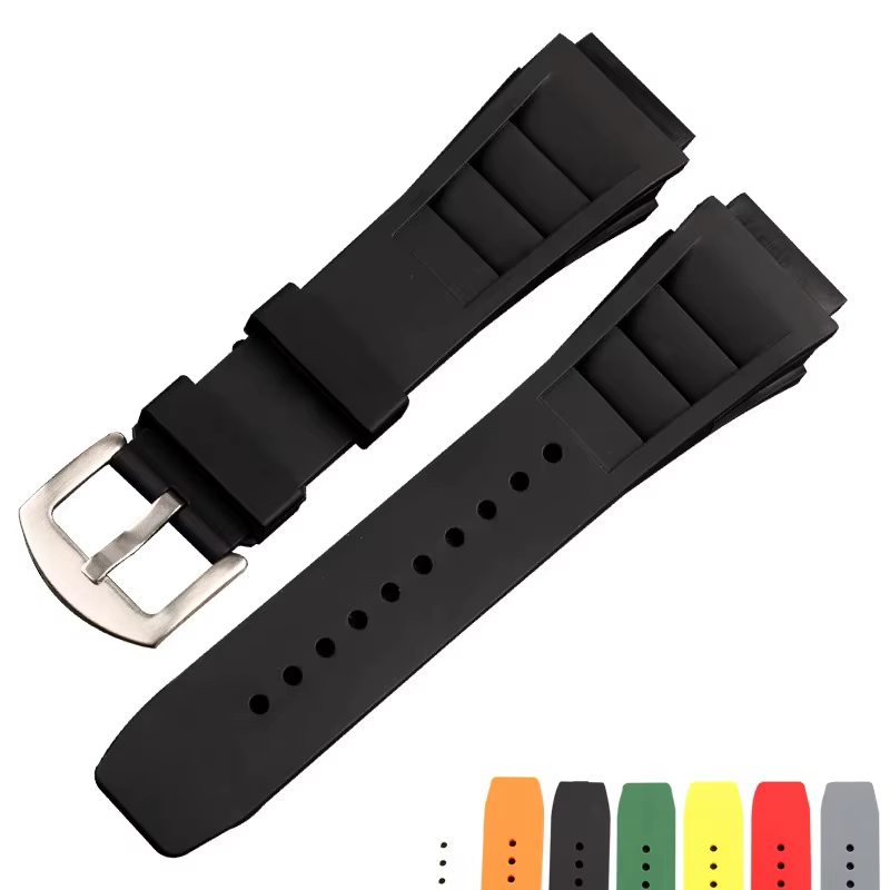 Bracelet de montre en caoutchouc de style d'oreille frais