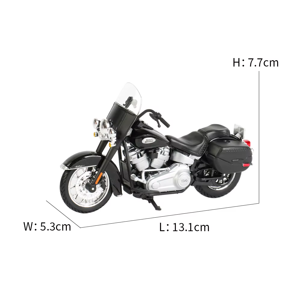 Maisto 1:18 Harley Davidson 2024 HARLEY-DAVIDSON-HERITAGE véhicules classiques moulés sous pression loisirs de collection modèle de moto jouets
