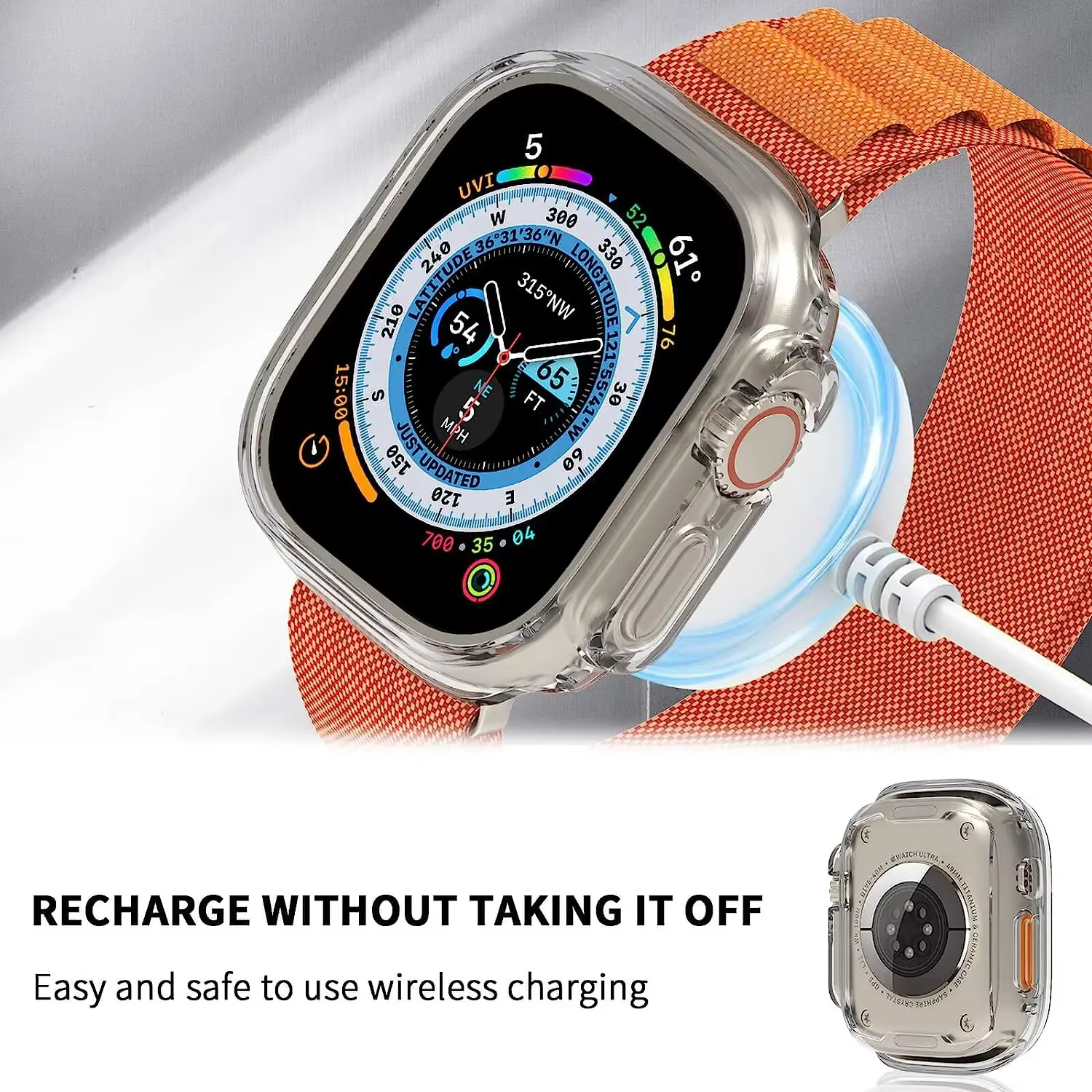Housse de protection en TPU pour Apple Watch Ultra 49mm