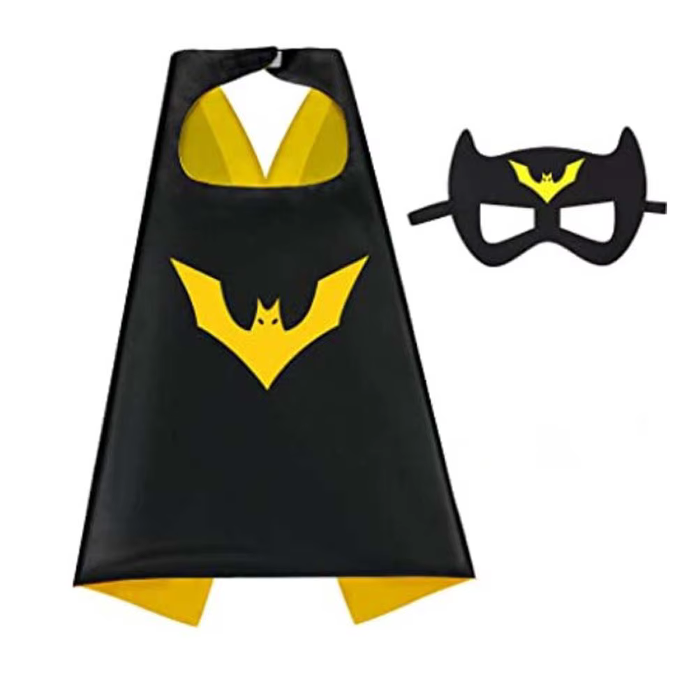 Cadeaux d'anniversaire Capes de super-héros pour garçon et fille, Costumes de dessin animé, fournitures de fête, cape de pâques et d'halloween