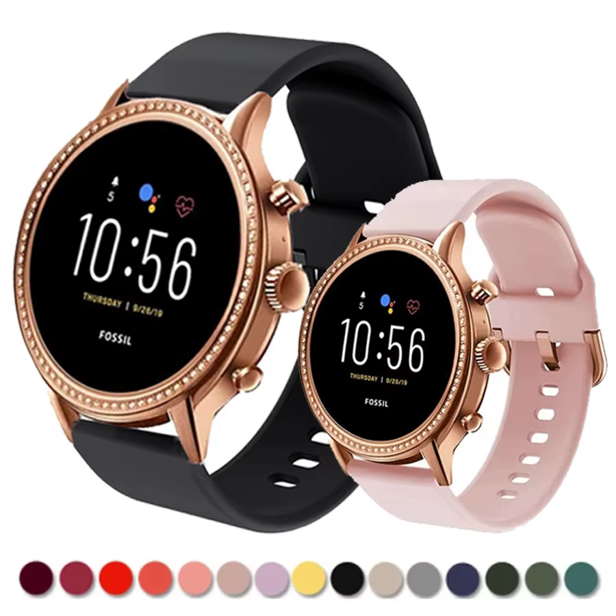 Bracelet en Silicone pour femmes fossile Gen 6 42mm