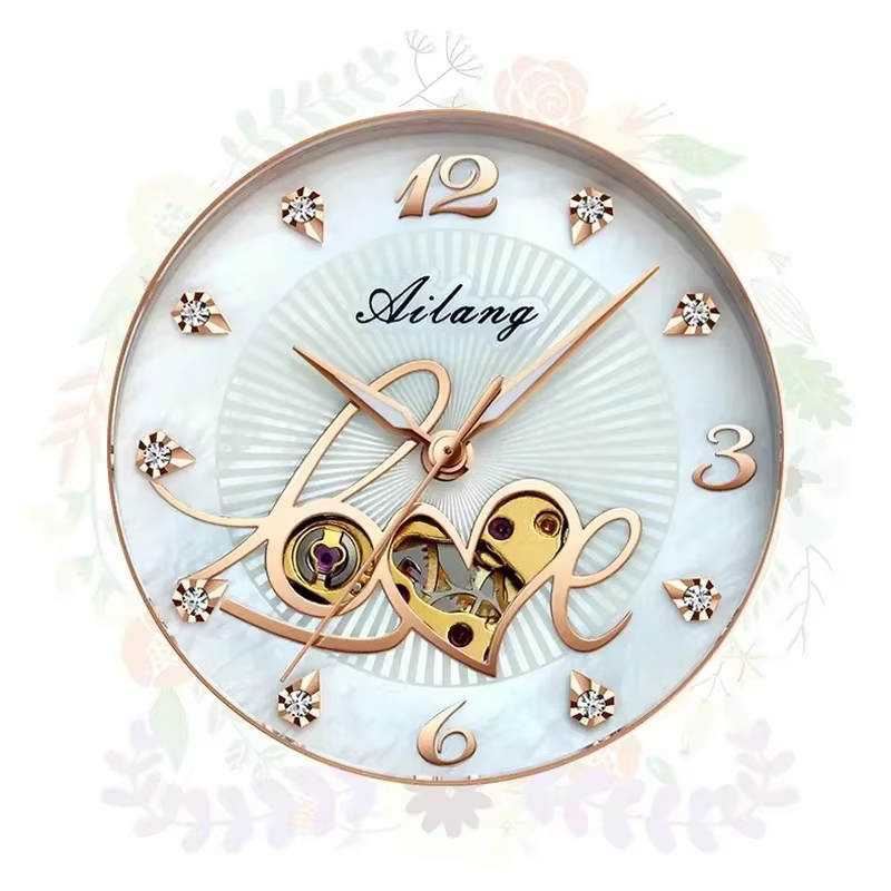 Nouvelle Montre Mécanique Squelette de Luxe pour Femme