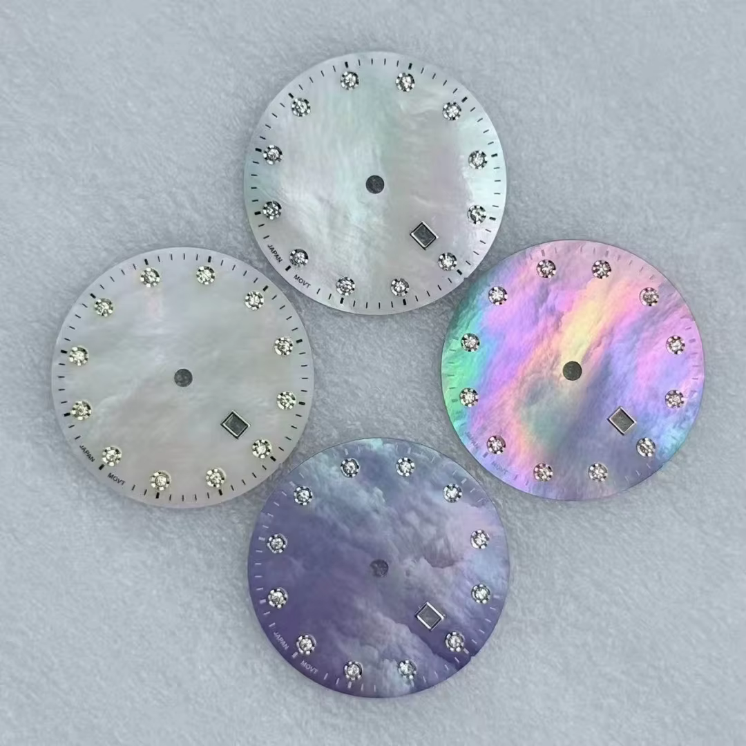 Cadran de montre nacré sans logo 25