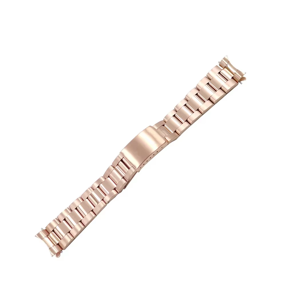 Rolamy 19 20mm Bracelet de montre en gros en acier inoxydable 316L ton or Rose argent