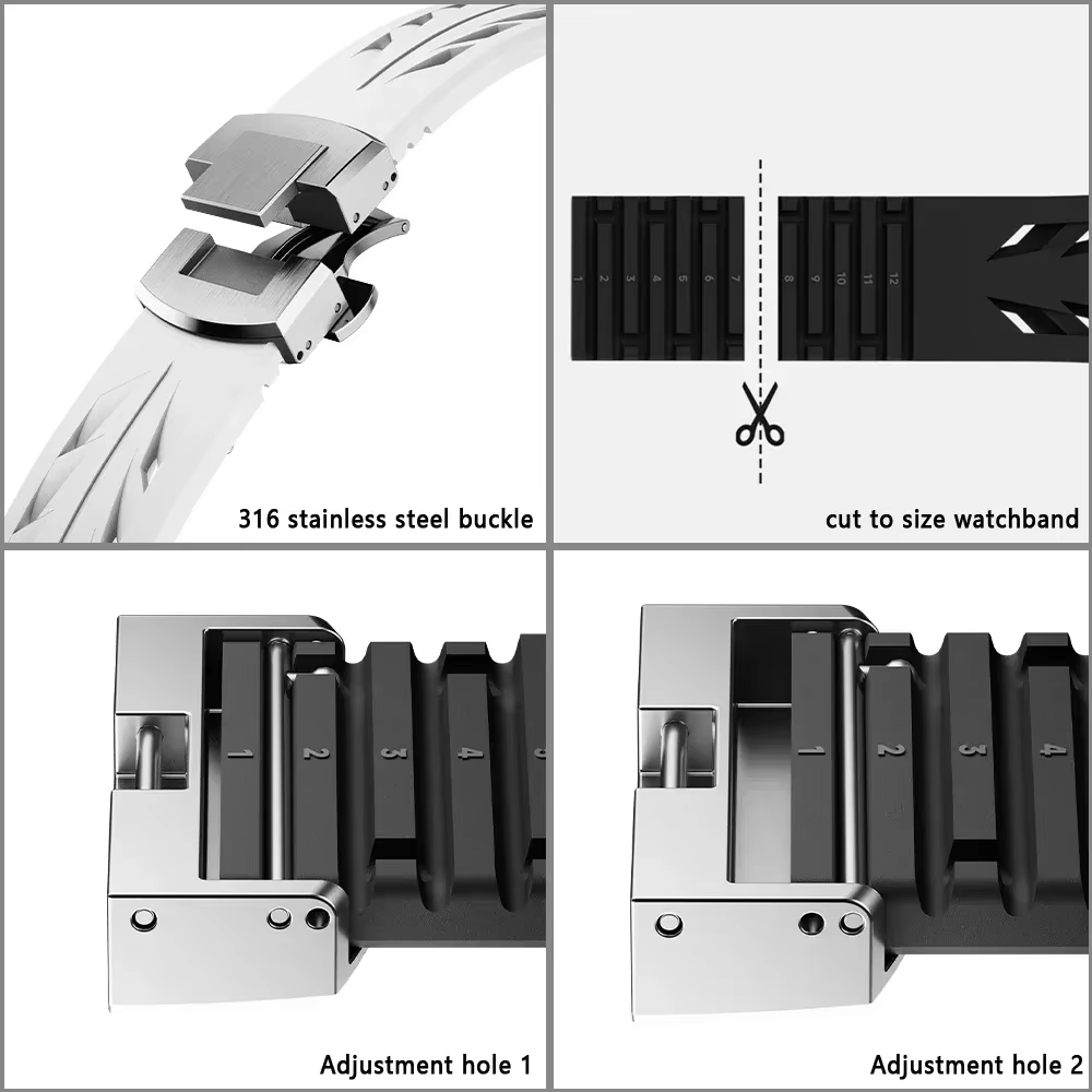 Bracelet coupé sur la taille pour Apple Watch Ultra 3 49mm 45mm 44mm 46mm