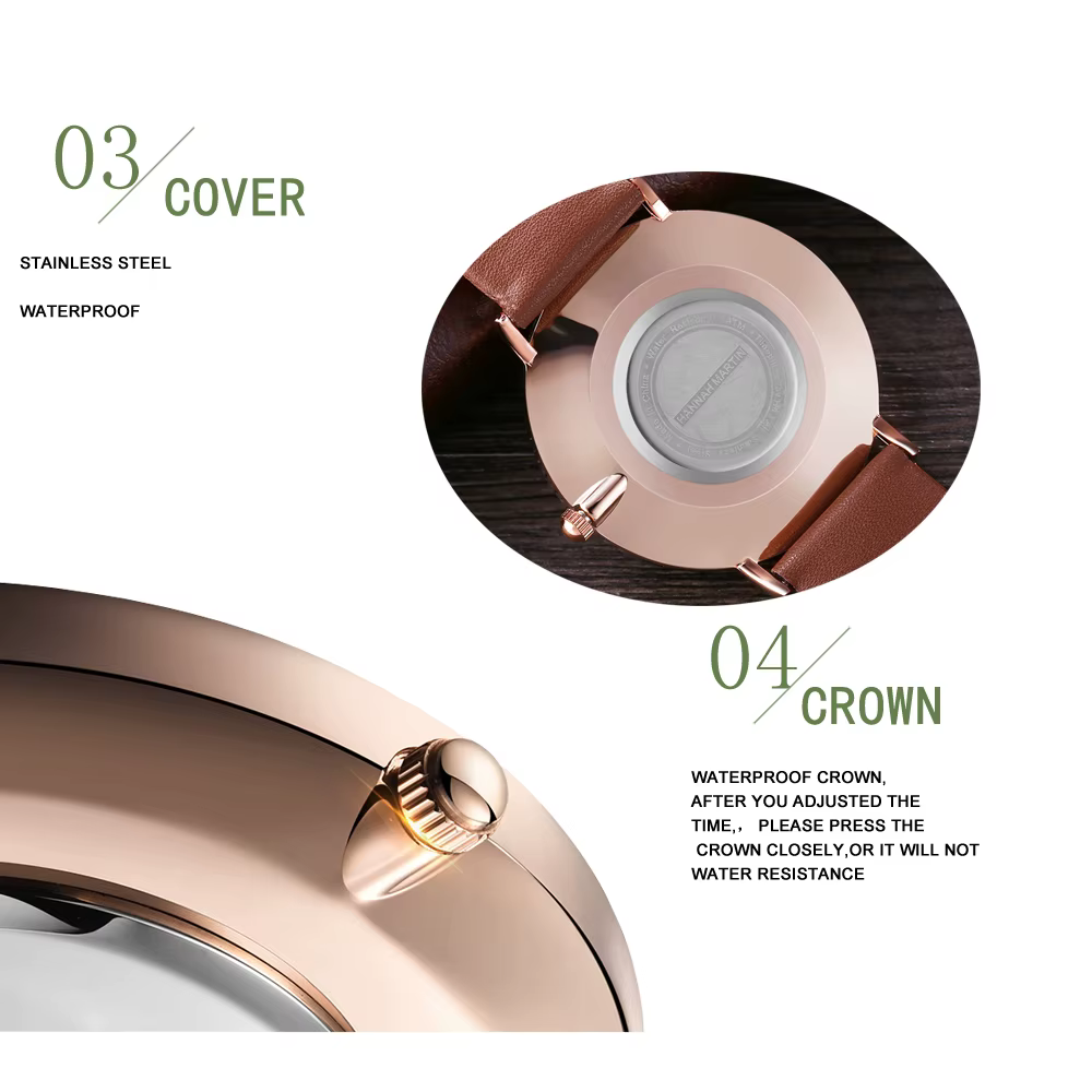 Hanna Martin montre pour hommes haut de gamme mode