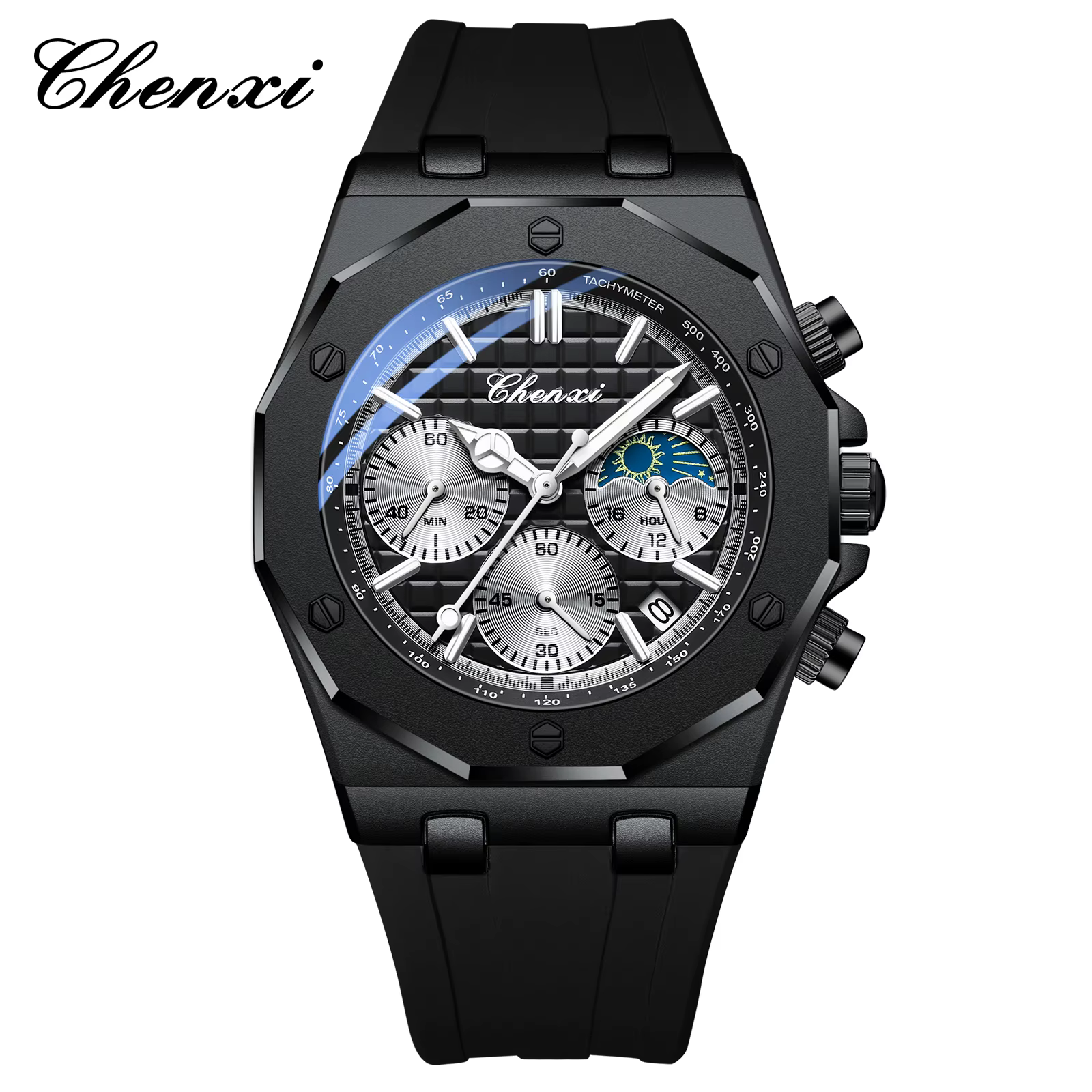 CHENXI Top marque montres de luxe pour hommes chronographe multifonctionnel Quartz
