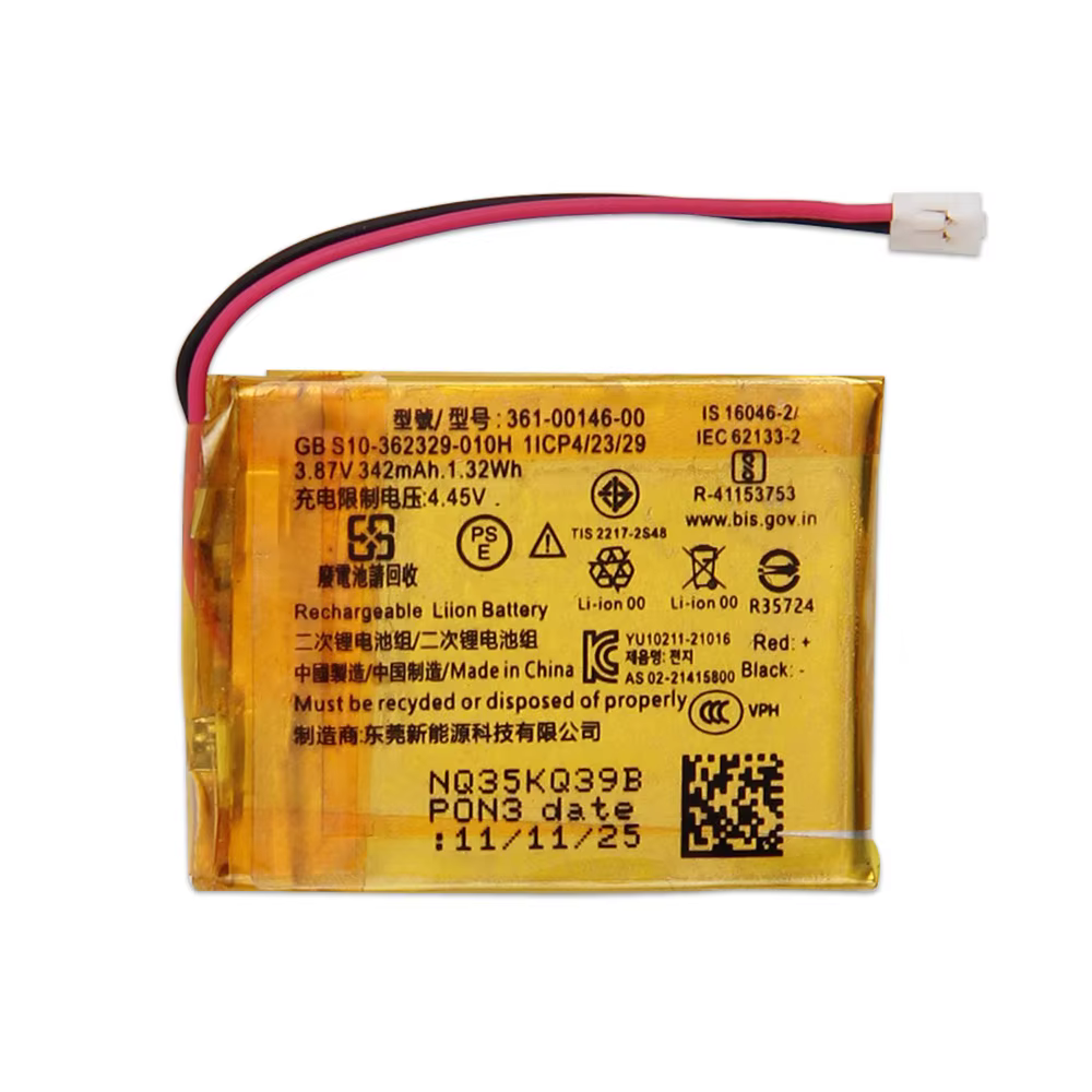 Nouvelle batterie de remplacement pour montre connectée Garmin Forerunner 955 955 Solar Fenix7 Epix Pro MARQGen 2 MARQ2 361-00146-00 342mAh