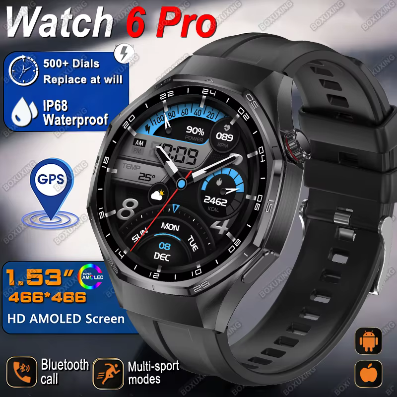 Nouvelle Montre Connectée 6 Pro GPS 2026 pour Hommes