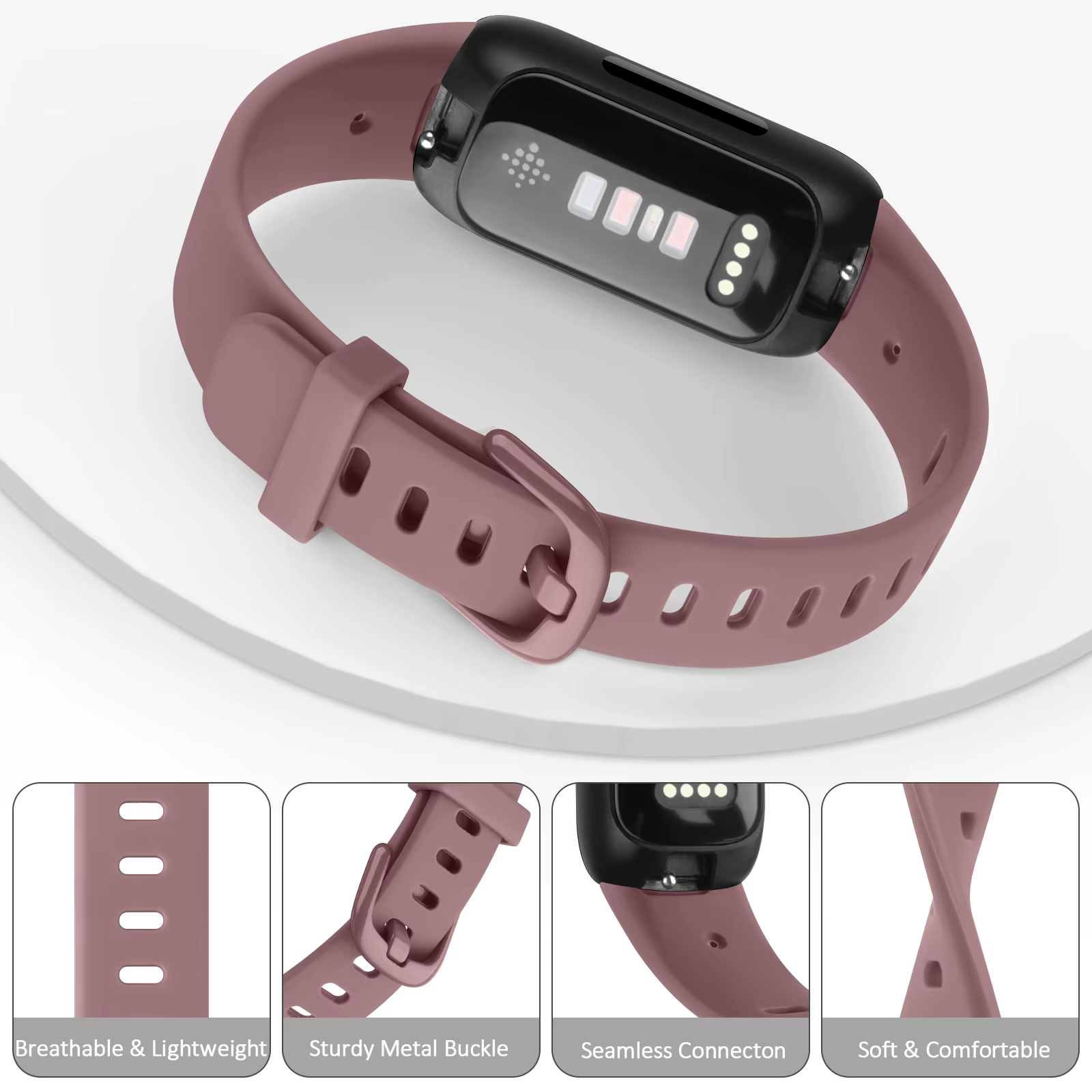 Bracelet en Silicone souple pour Fitbit Inspire 3/Inspire 2