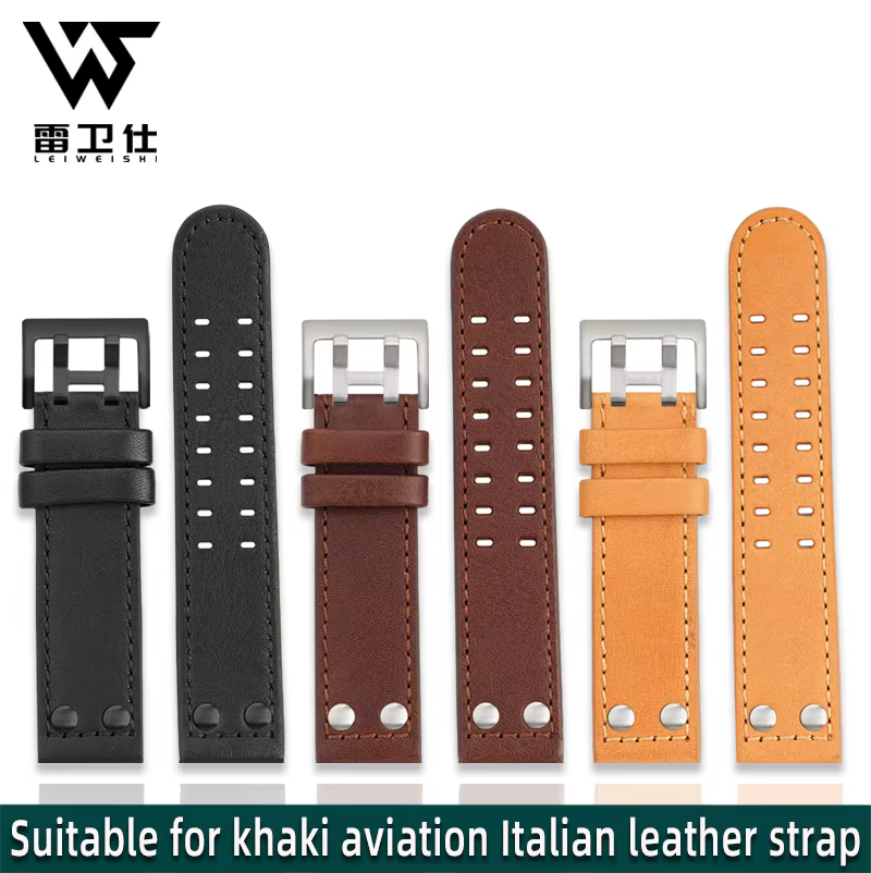 22mm hommes bracelet de montre pour Hamilton kaki