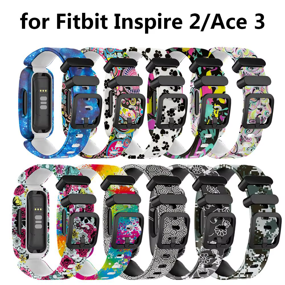 Bracelet de rechange en silicone pour Fitbit Zan3 et Inspire 2