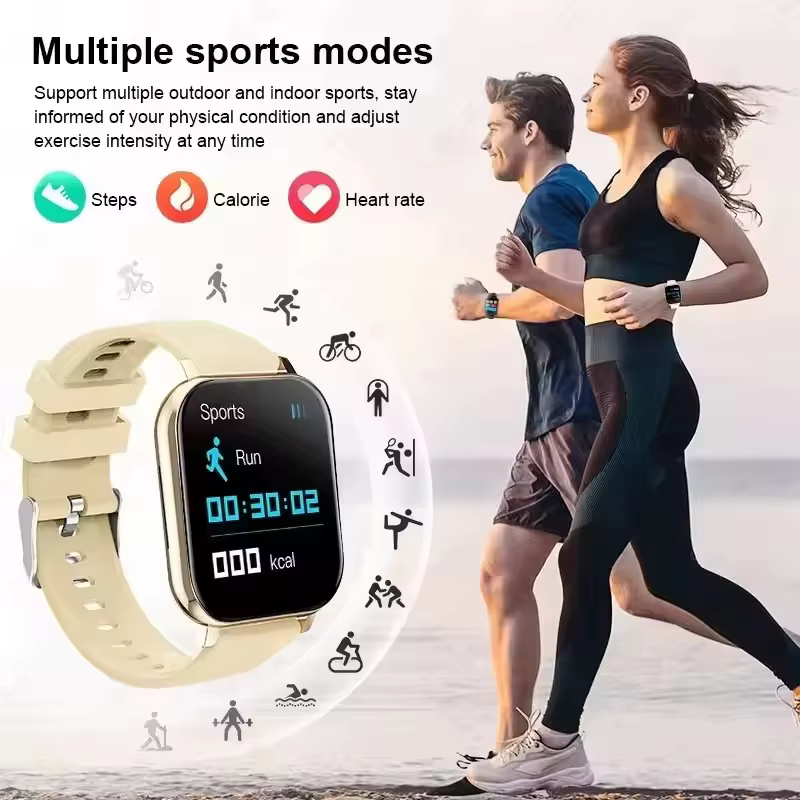 Montre connectée avec écran tactile complet