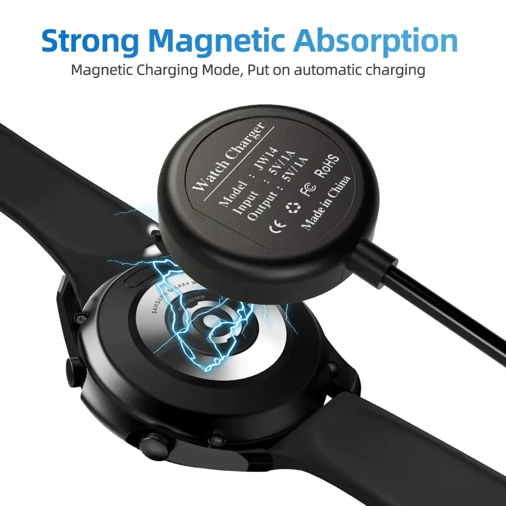 Chargeur pour montre Samsung compatible avec Galaxy 7/6/6 Classic/5/5 Pro/4/4 Classic