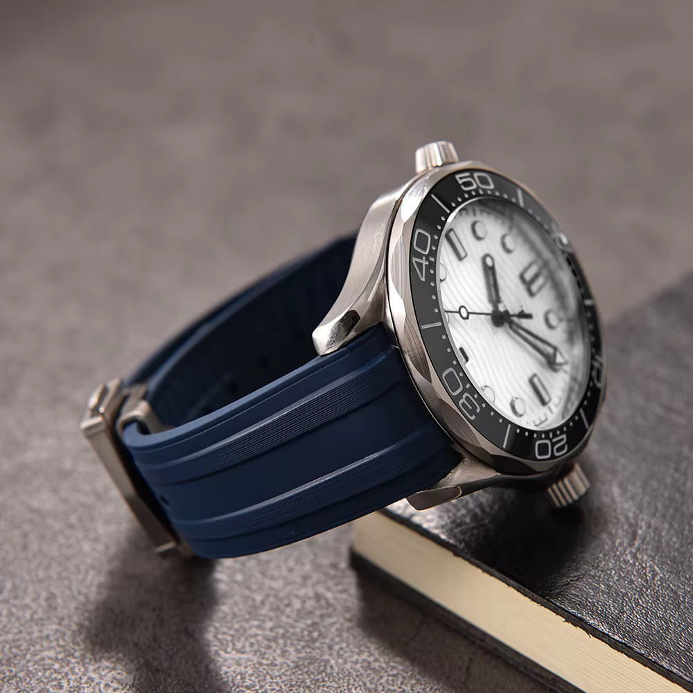 Bracelets de montre incurvés de remplacement de qualité supérieure pour Ocean Omega Seamaster 300