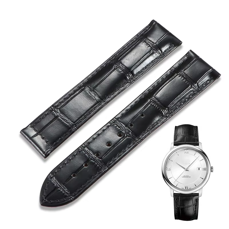 Bracelet en cuir pour Omega SEAMASTER DE VILLE 424