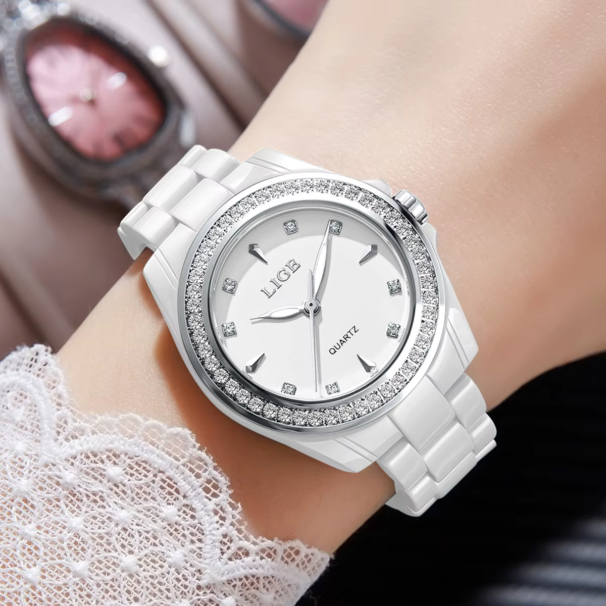 Montre à quartz LIGE TOP pour femme 2026