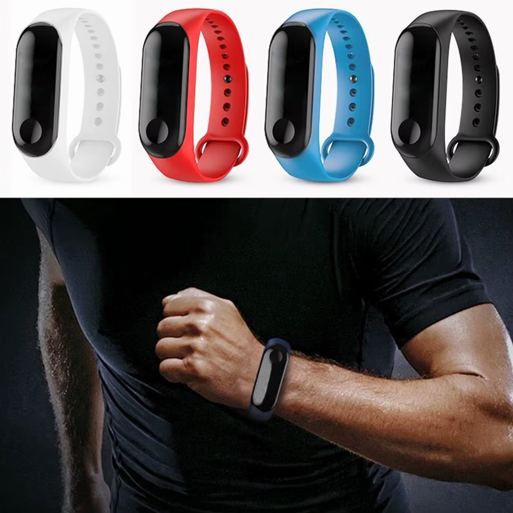 Montres avec LED capteur tactile électronique étanche pour les sports électroniques hommes femmes mode étudiant amoureux natation cadeau avec boîte PP