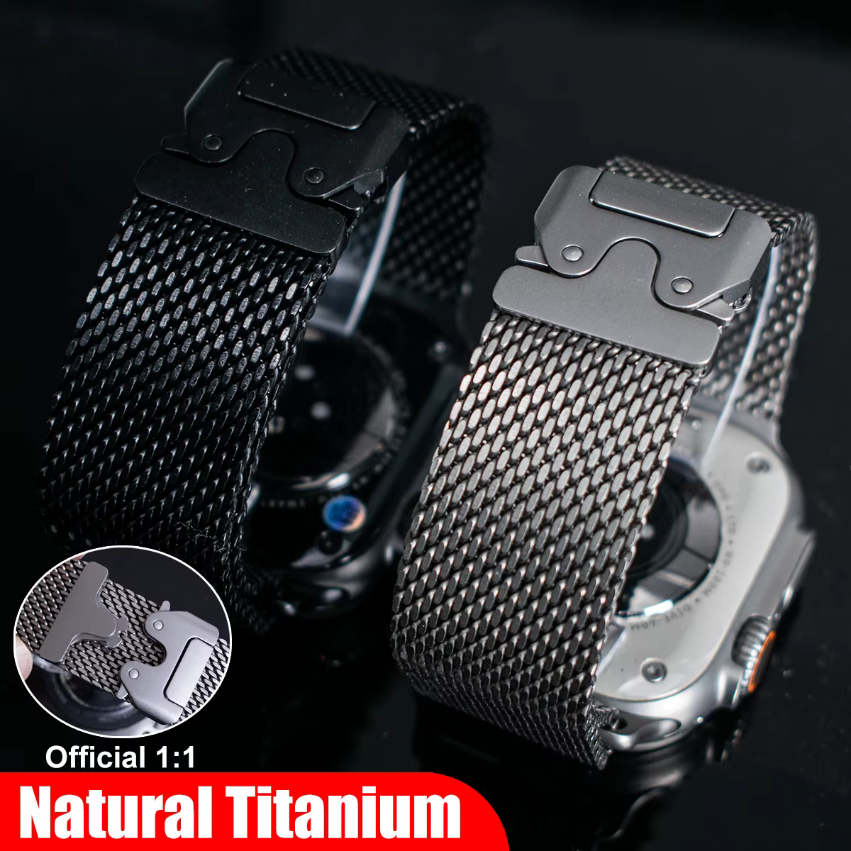 Bracelet en titane pour Apple Watch Ultra 3/2 49mm