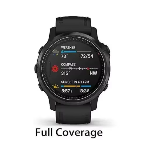 Film de protection d'écran en verre pour montre intelligente Garmin Fenix