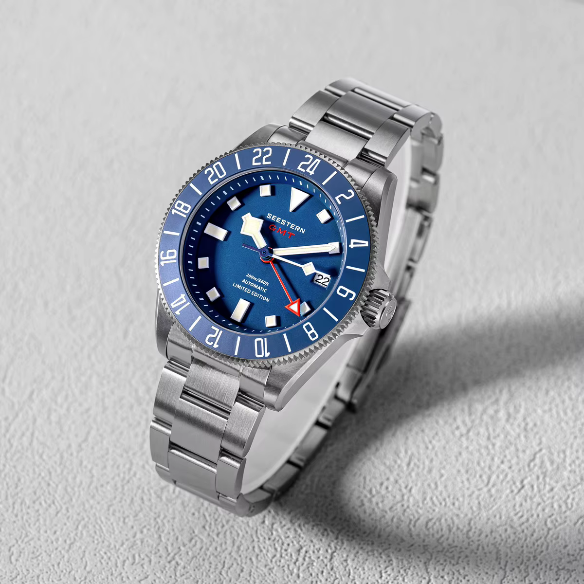 Montre de plongée GMT pour hommes