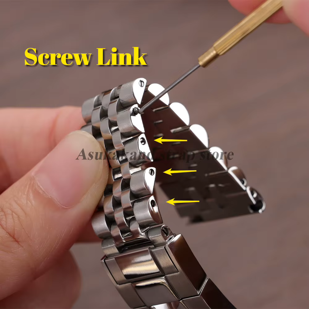 Bracelet de montre à extrémité incurvée de luxe pour Rolex DATEJUST, accessoires de Bracelet en acier inoxydable 20mm 21mm 22mm pour ceinture de montre en métal jubilé