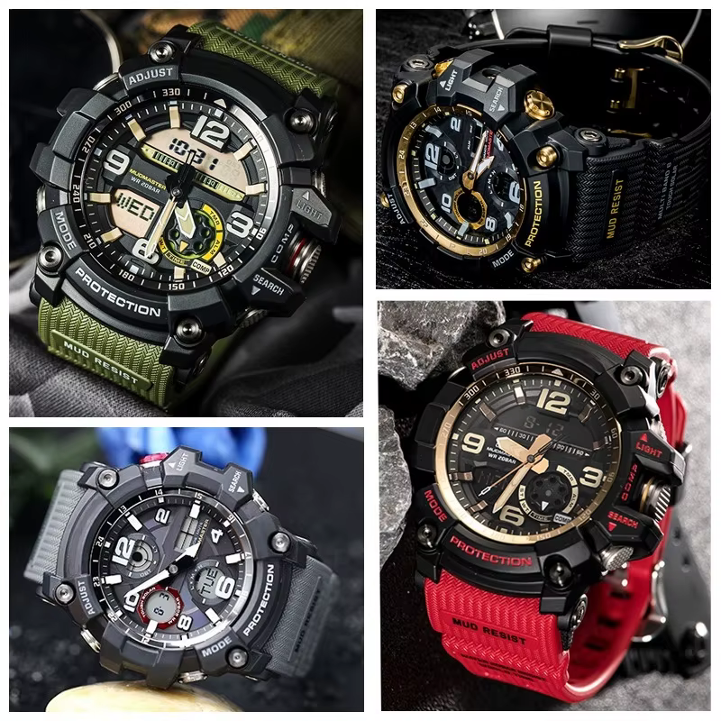 Bracelet en résine pour Casio G-SHOCK GG-1000/GWG-100/GSG-100 Mudmaster