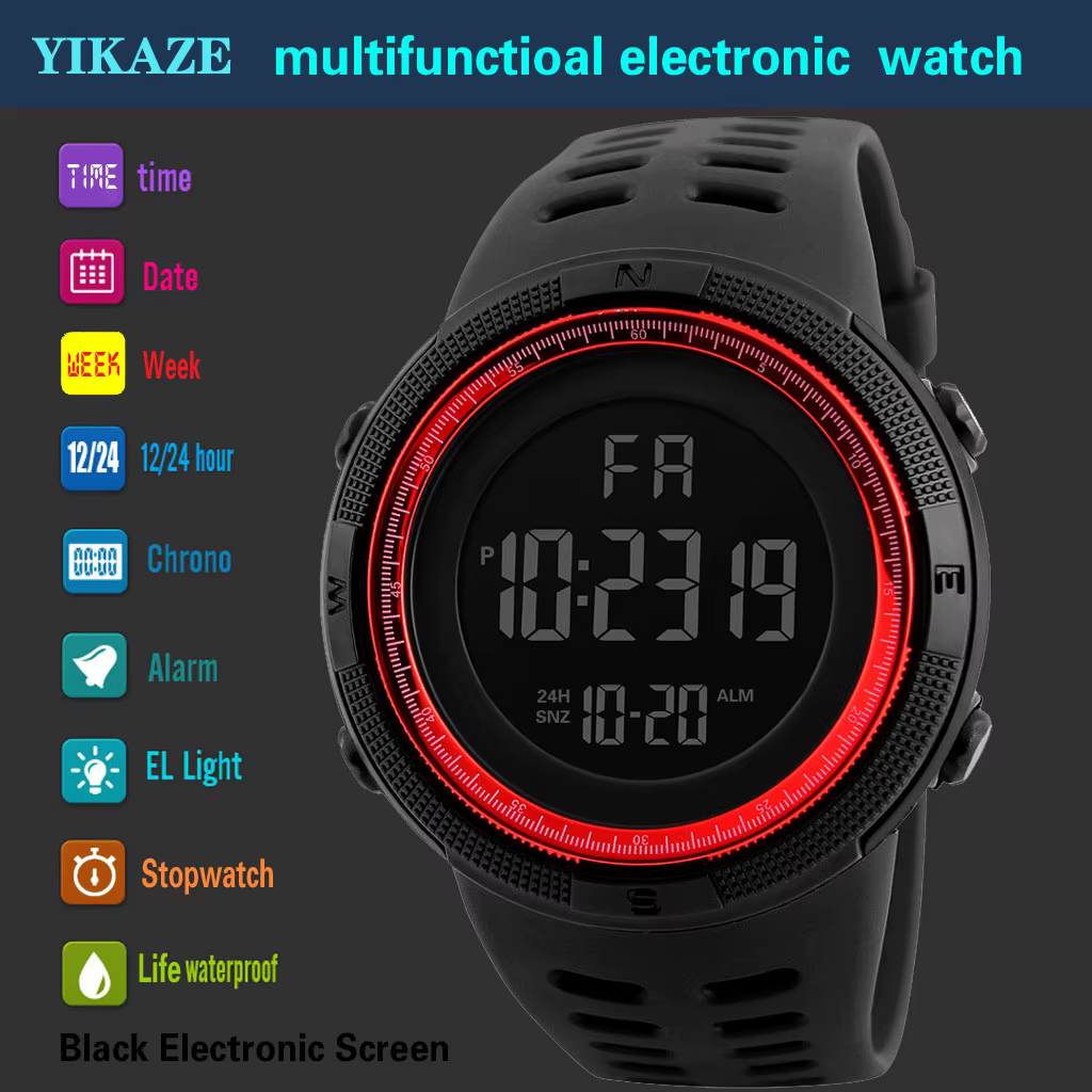 Montre Électronique Militaire de dehors pour Homme