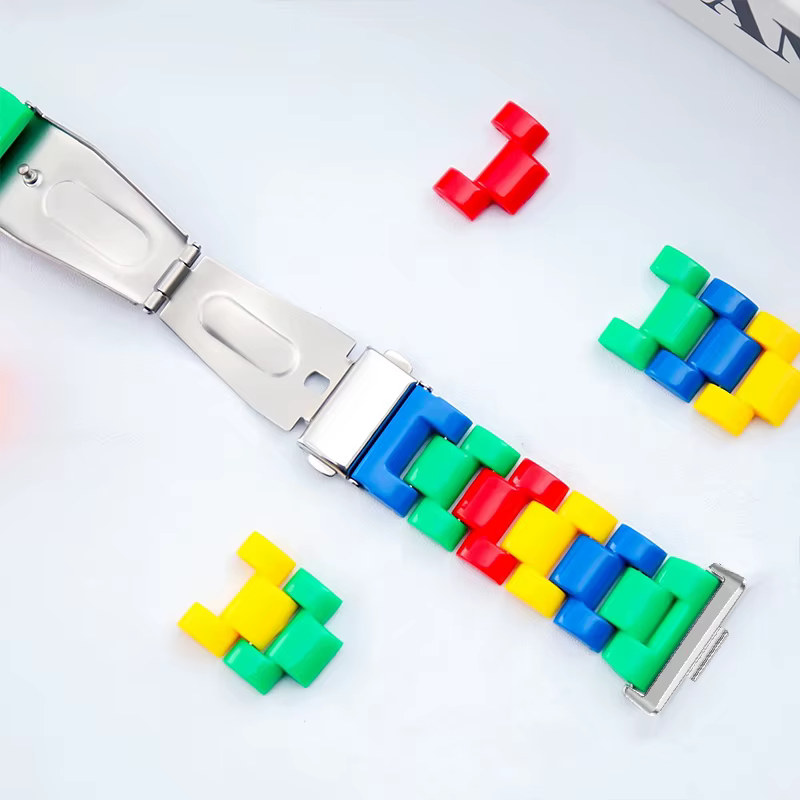 Bracelet en résine arc-en-ciel pour Huawei Watch Fit 5 5 Pro