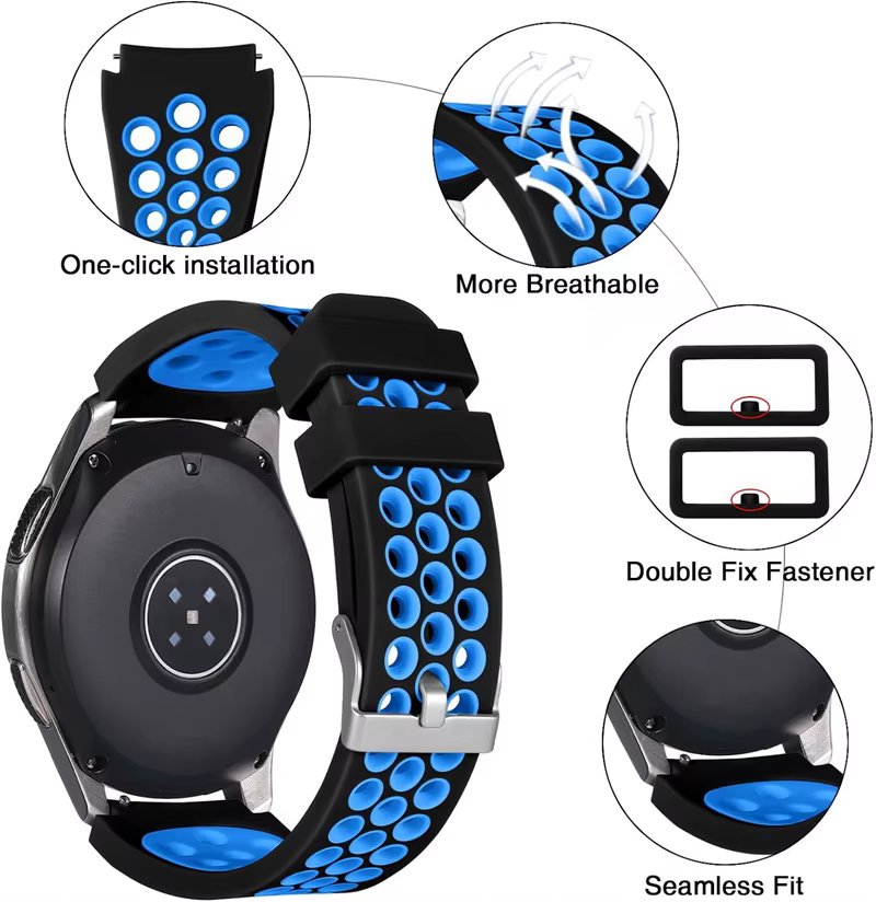 Bracelet de sport en silicone pour homme et femme