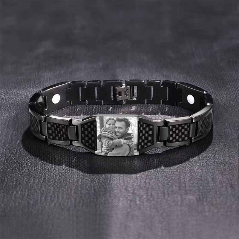 Bracelet Photo personnalisé pour hommes