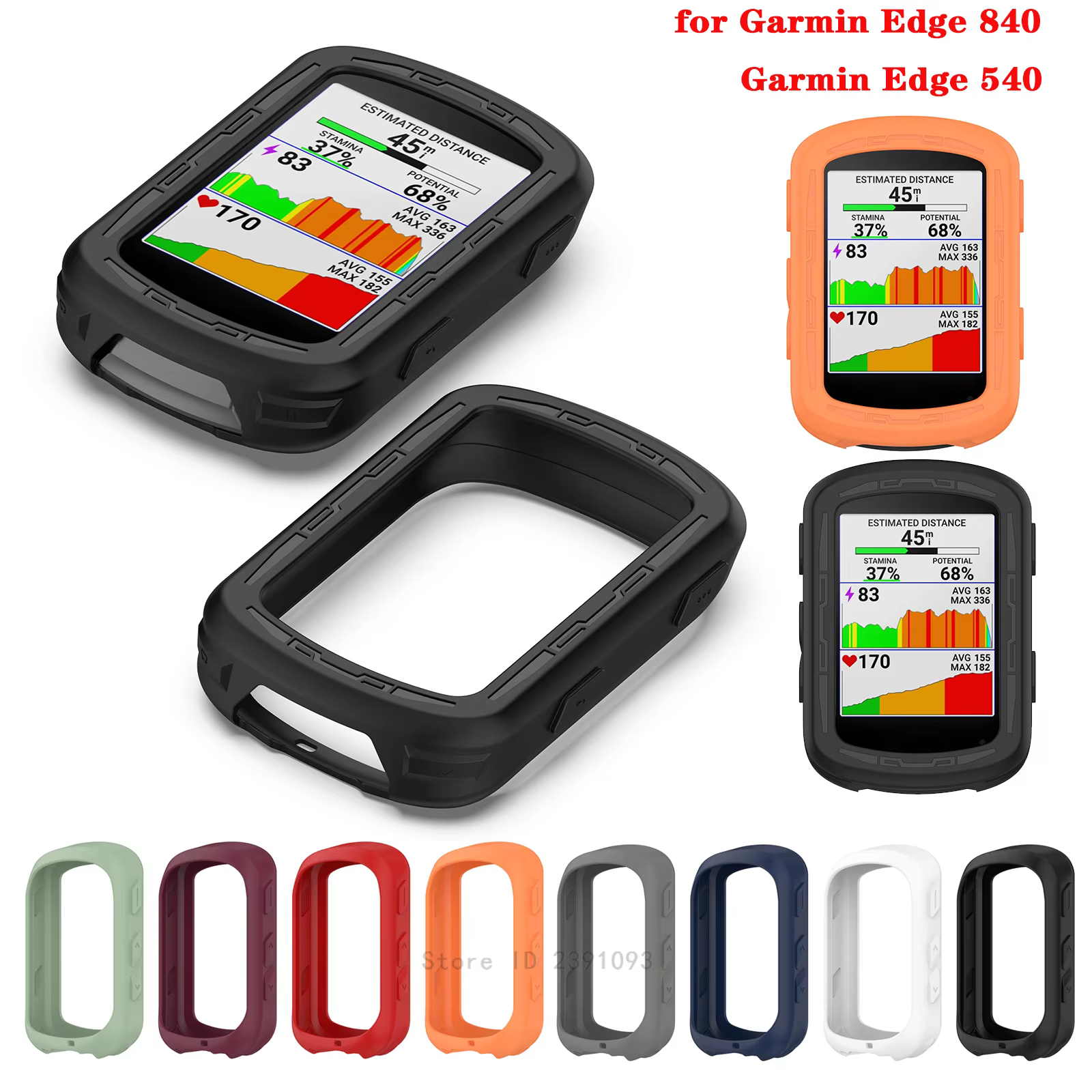 Pour Garmin Edge 540 840 vélo GPS housse de protection Anti-collision pare-chocs coque