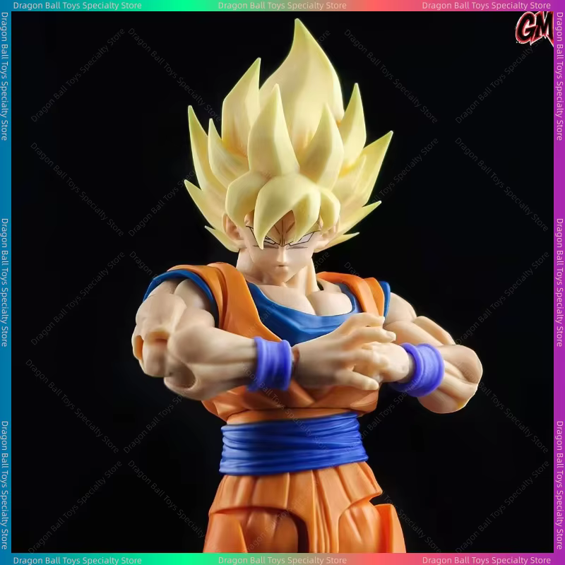 Ensemble d'accessoires GM Super Saiyan Son Goku : Version cheveux fluides couleur unie / Version cheveux raides