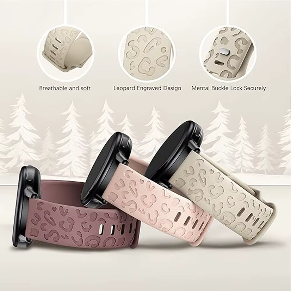 Bracelets 20mm pour Samsung Galaxy Watch 7/6/5/4/classique/5 Pro 44mm 40mm Bracelet correa gravé en Silicone HUAWEI GT 2e 3 4 5 bandes