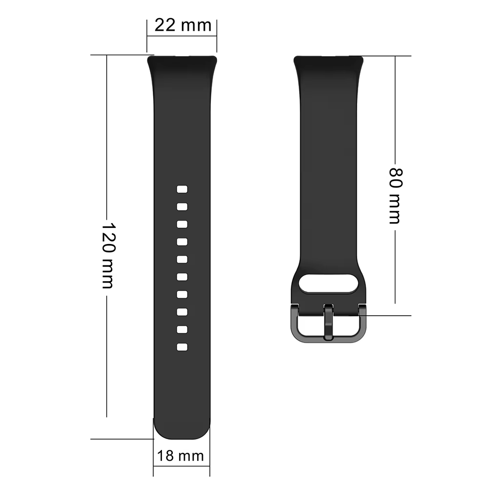 Bracelet en Silicone + étui de protection pour Samsung Galaxy Fit 3 Fit3 SM-R390