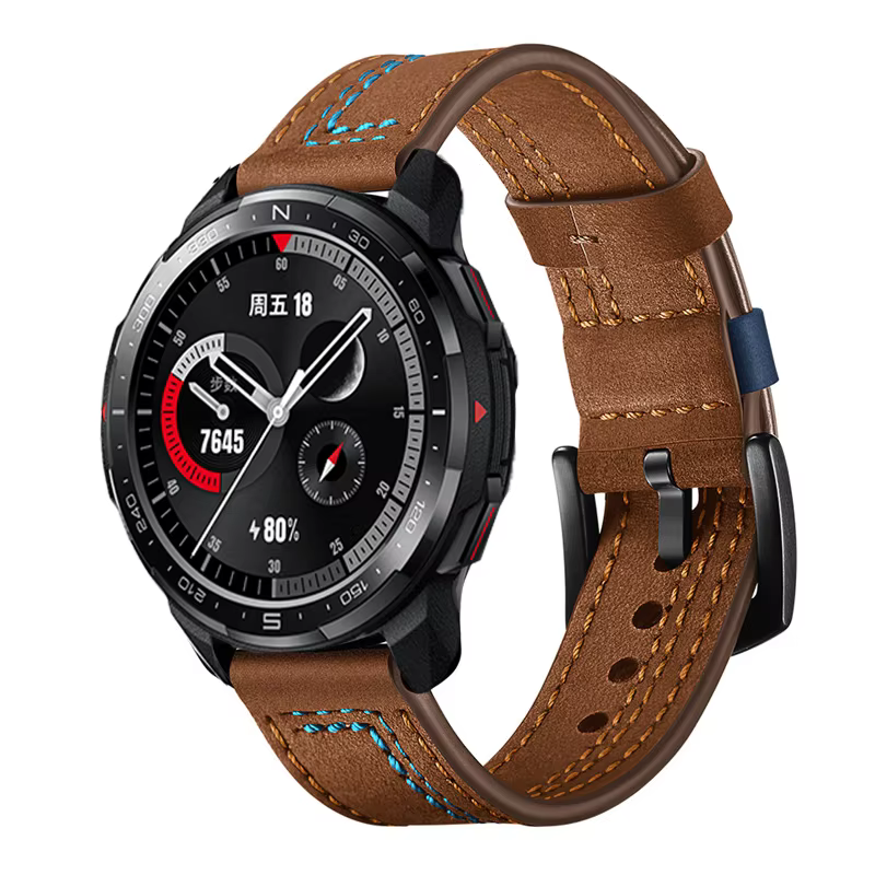 Bracelet en cuir pour montre Honor Watch GS Pro