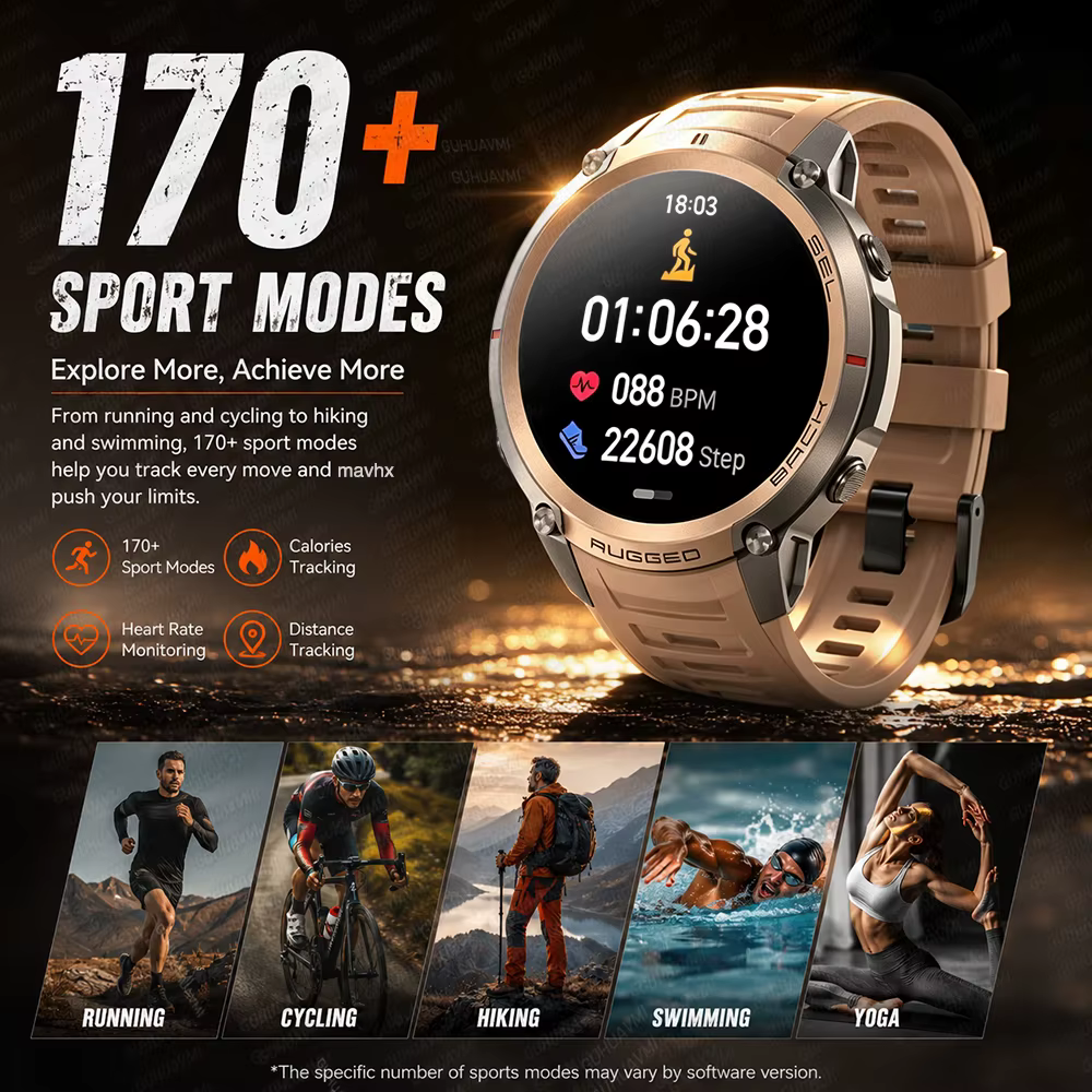 Montre connectée GPS intégrée