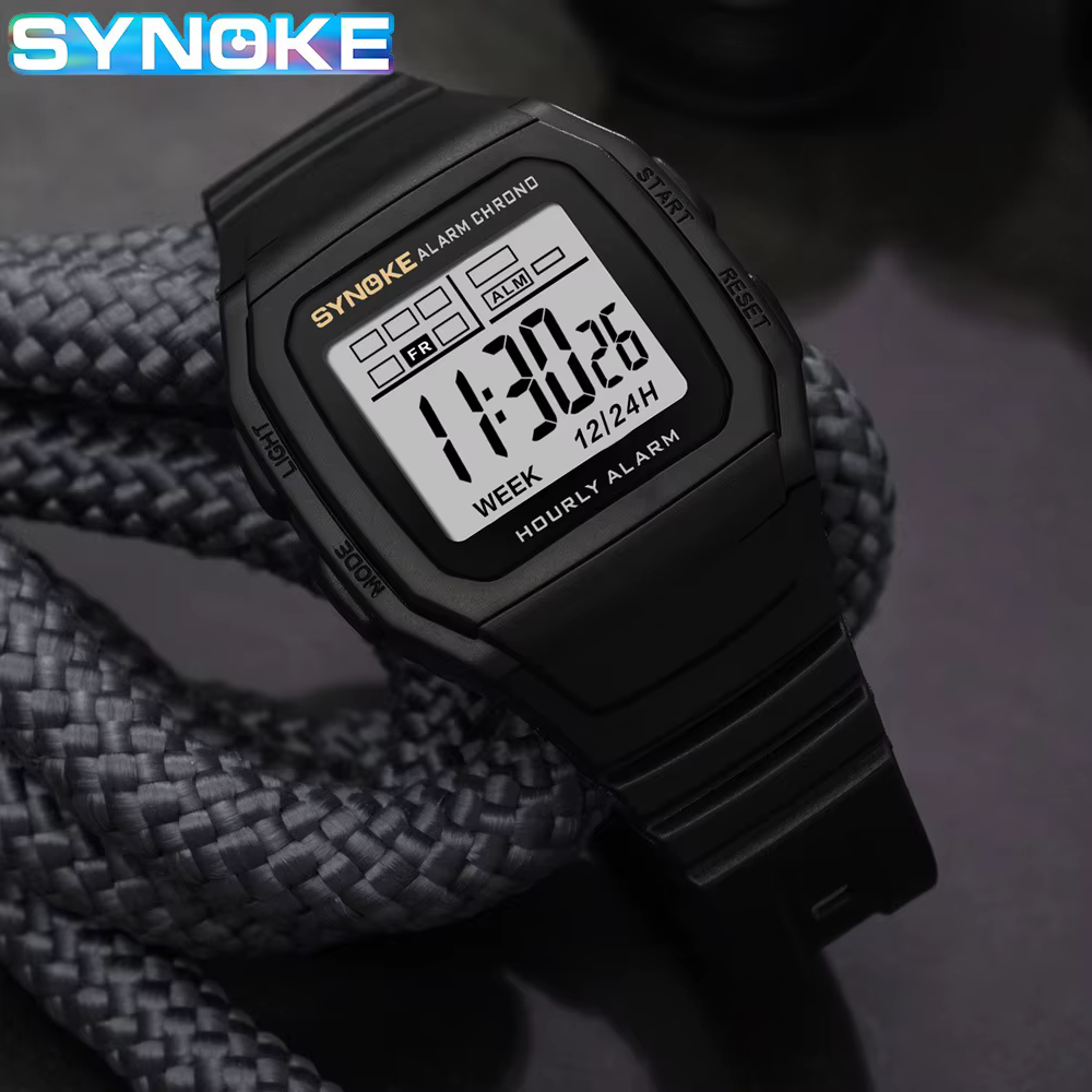 Montre numérique étanche multifonctionnelle pour garçons