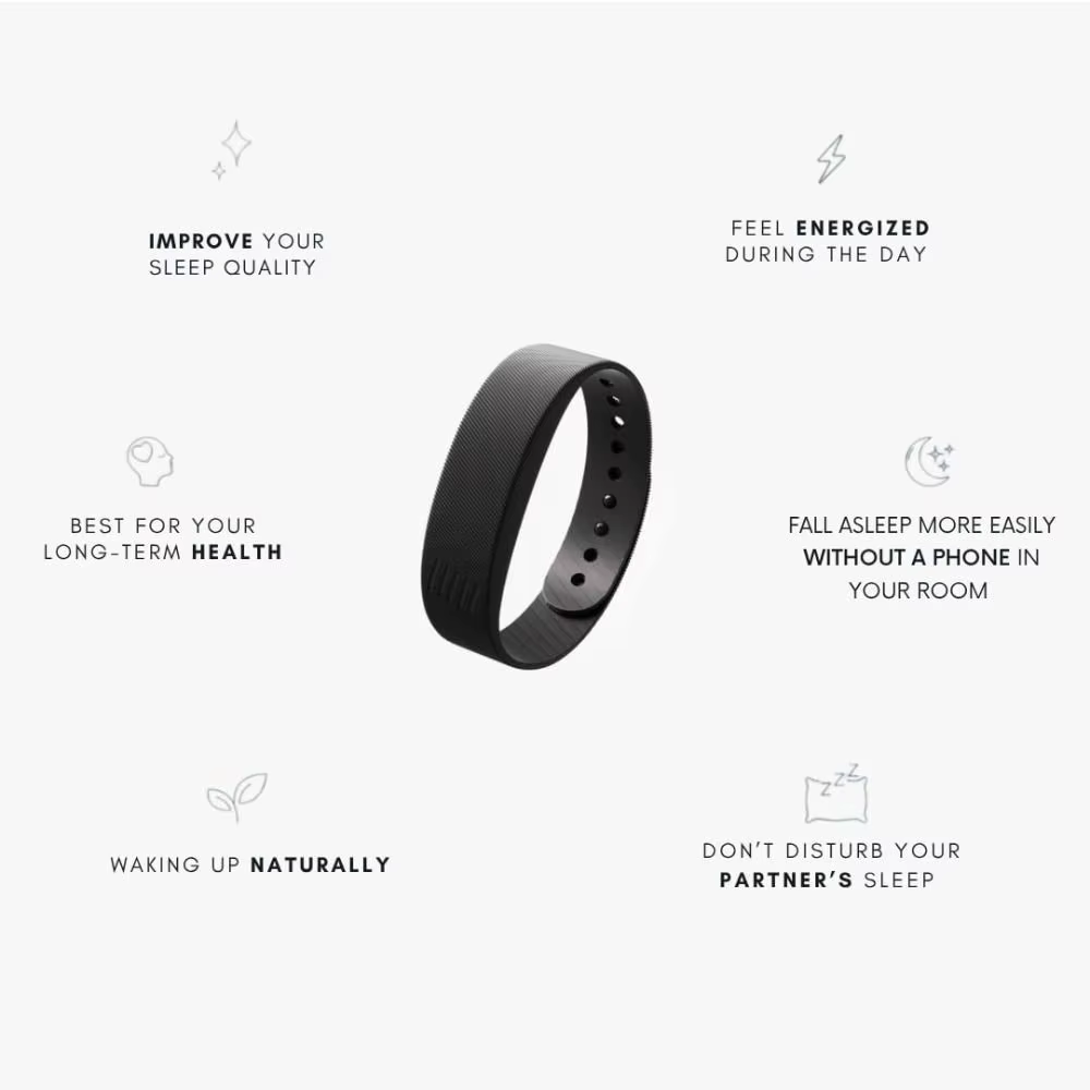 Réveil numérique LED, Bracelet d'alarme réglable