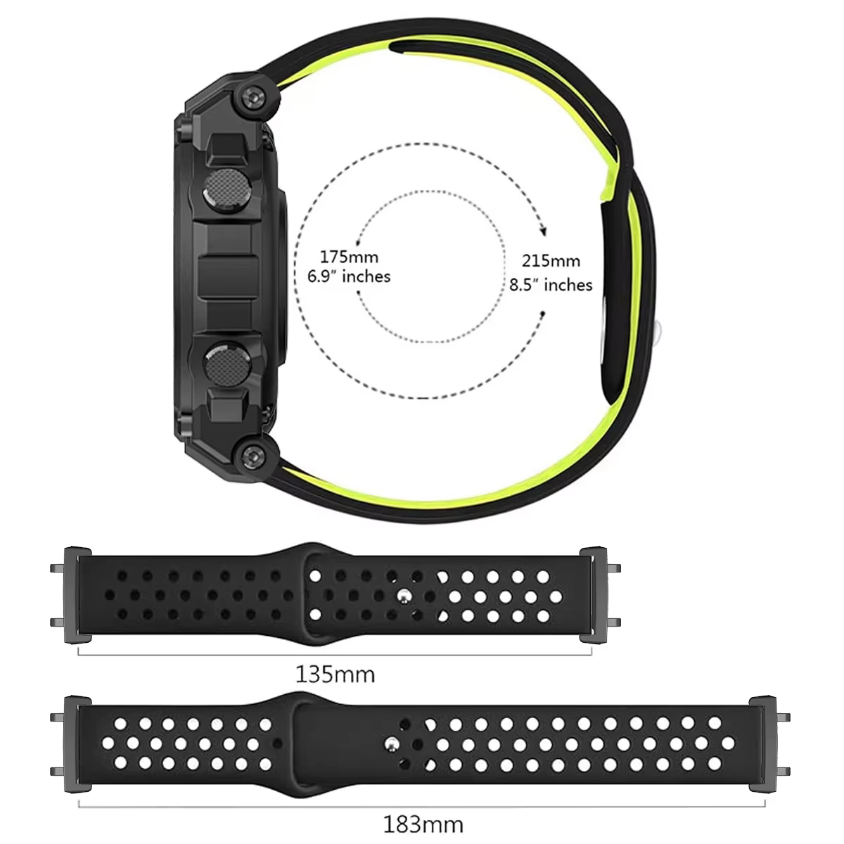 Ceintures pour Amazfit T Rex Trex 2 Pro Correa Bracelet respirant pour Huami