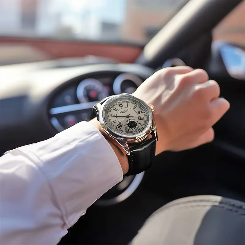 Top marque homme montre-bracelet de luxe affaires étanche hommes montre