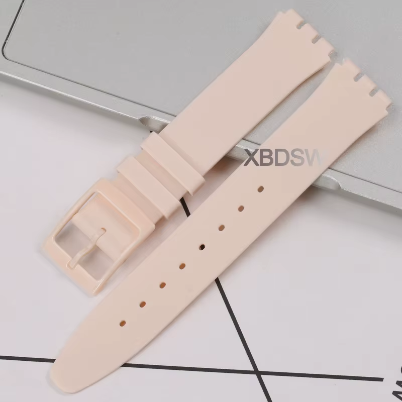 Bracelet de montre en caoutchouc silicone ultra-fin