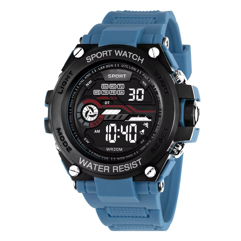 Nouvelle montre électronique de sport pour homme
