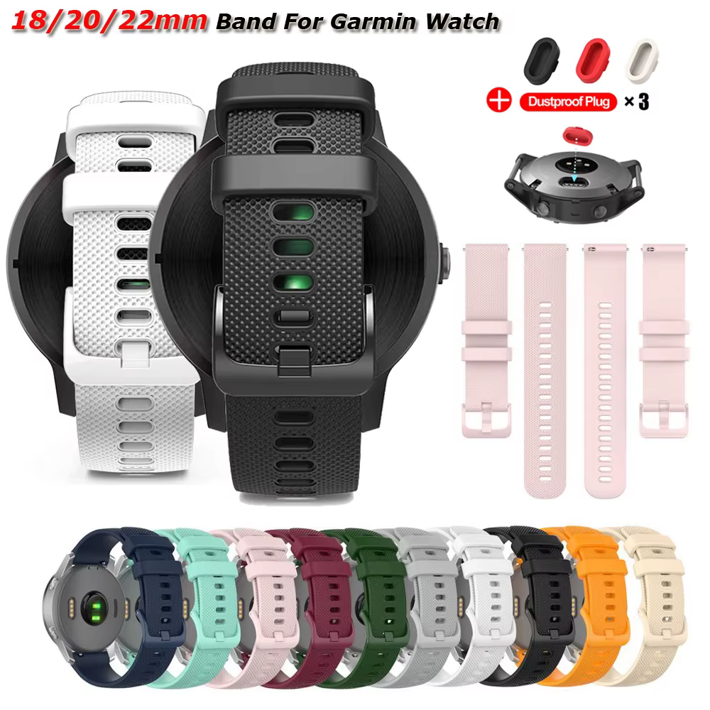 Bracelet de montre en Silicone pour Garmin Venu 4/3/2/2s