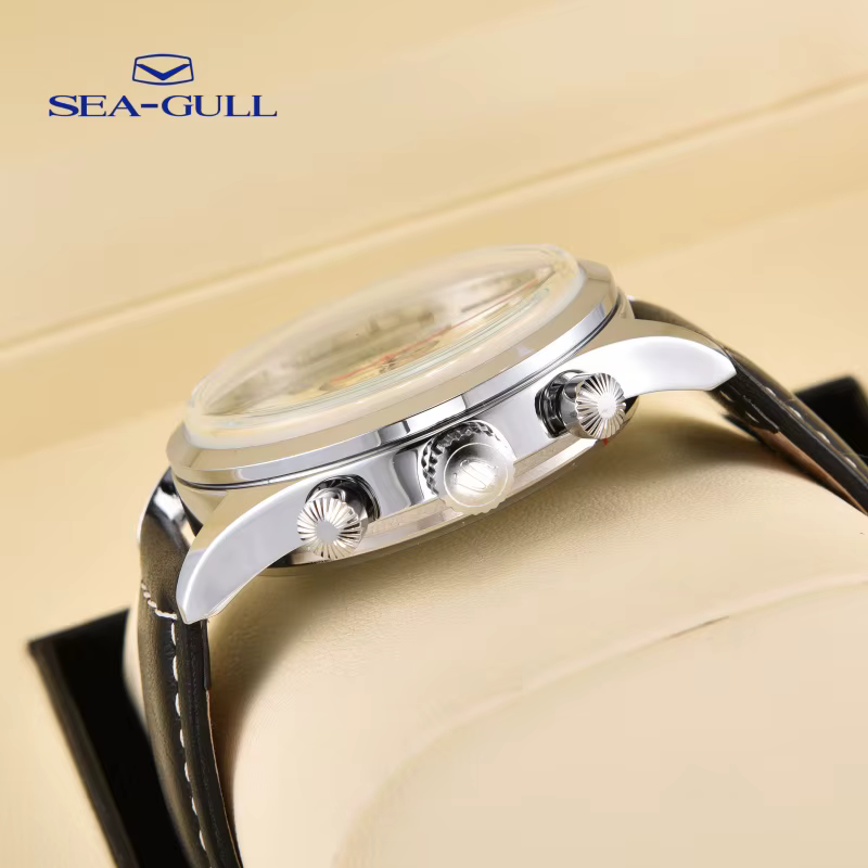 Montre Seagull Air Force Pilot's Column-wheel Chronograph Casual Entertainment Quartz Watch 1963