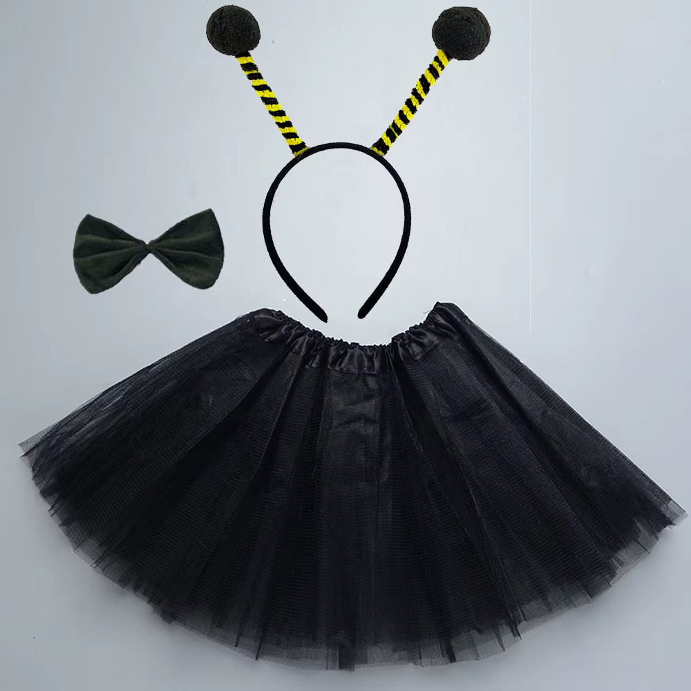 Costume de Cosplay d'Halloween pour Femme et Fille, Coccinelle Rouge, Fourmi Noire, Jaune, Equation d'Animal, Sauna, Jupe, Queue, Tutu, ixde Noël