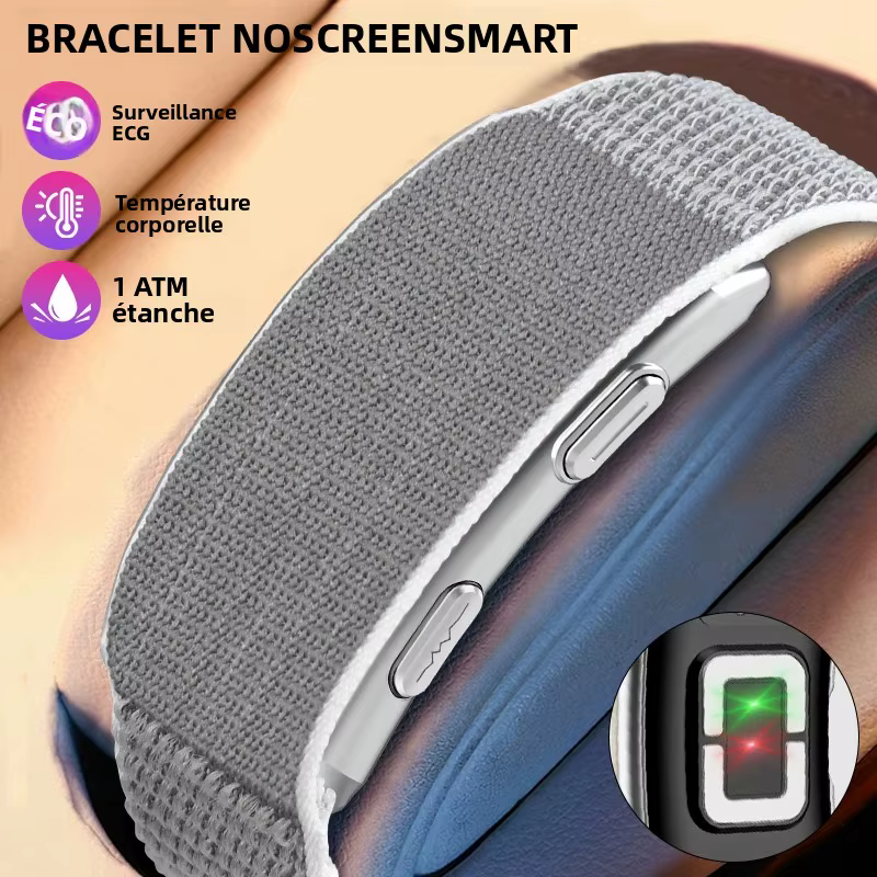 2026 ECG Bracelet intelligent fréquence cardiaque tensiomètre santé bande intelligente étanche Sport Fitness montre