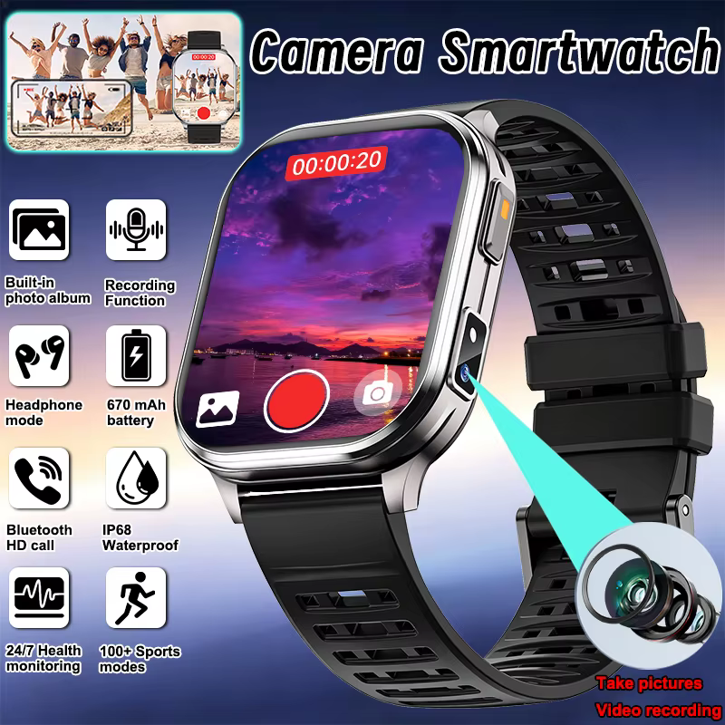 Nouvelle montre connectée avec caméra